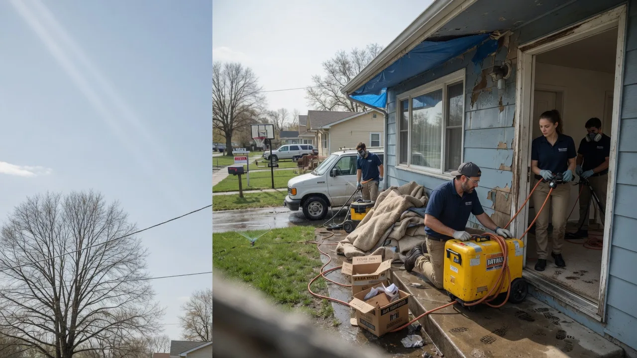 Basement Flood Cleanup in Rineyville, KY near me